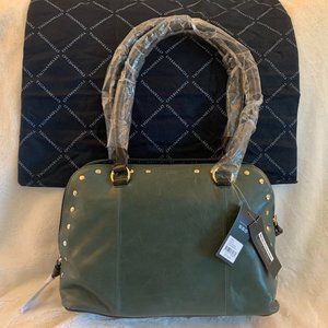 Tignanello Hunter Green Womans Purse With dust bag